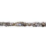 Labradorite Faceted Square Beads 6mm | Natural Peru Gemstone | 15-16" Strand