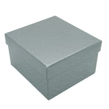 Metallic Silver T Insert Hoop Earring Packaging Gift Boxes