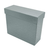 Metallic Silver Jewelry Bangle Gift Boxes
