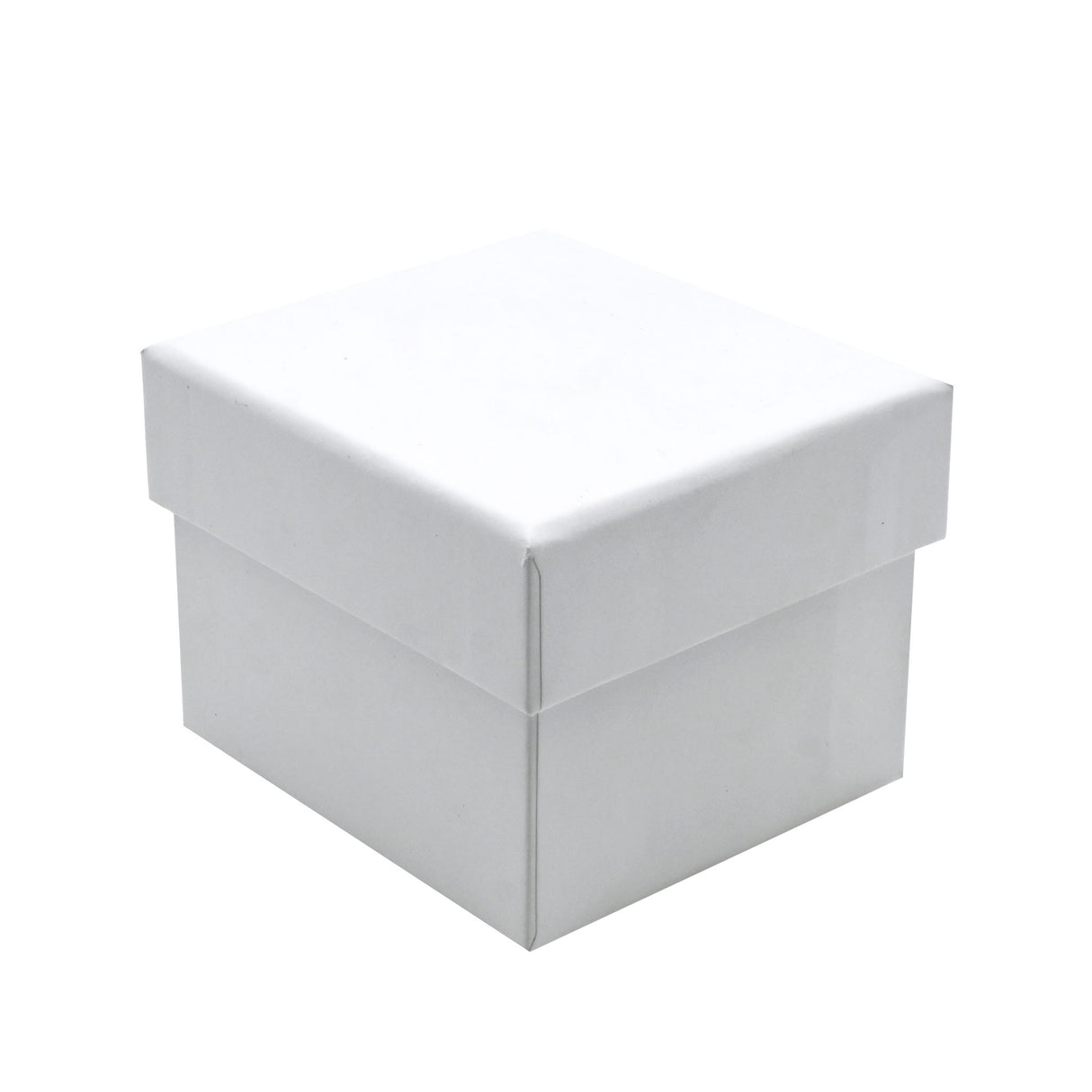 White LED Ring Box With Black Velvet Insert