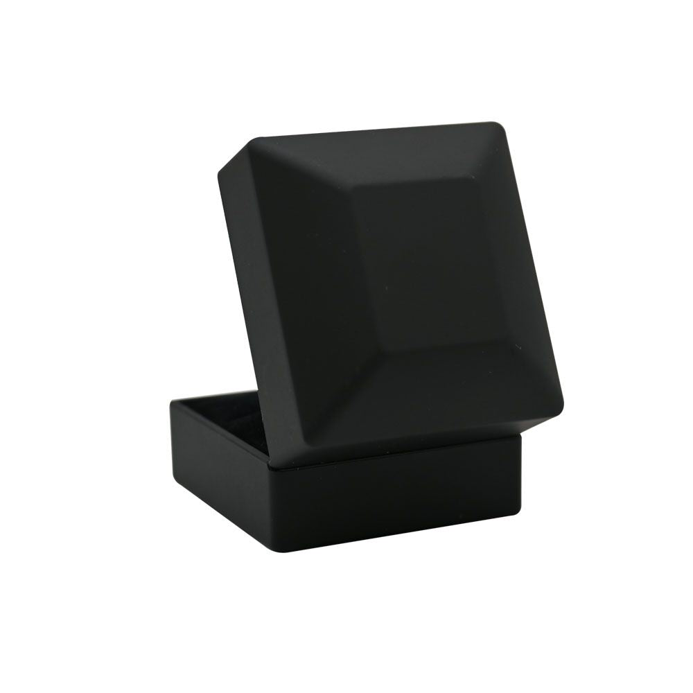 Black LED Ring Box With Velvet Ring Insert