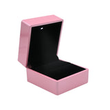 Pink LED Ring Box With Black Velvet Insert