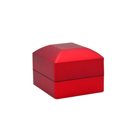 Red LED Ring Box With Velvet Ring Insert