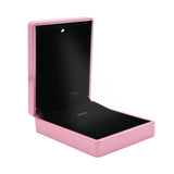 Pink LED Pendant Box With Black Velvet Insert