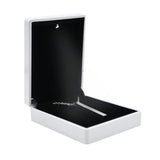 White LED Pendant Box With Black Velvet Insert
