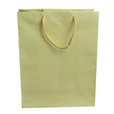 Ivory Tote Gift Shopping Bags, 8" x 4" x 10"