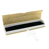 Gold and White Magnetic Ribbon Jewelry Bracelet Packaging 
