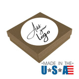 Matte White Custom Printed Stickers / Labels 3" x 3"