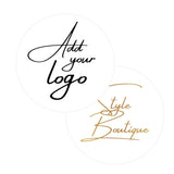 Matte White Custom Printed Stickers / Labels 3" x 3"