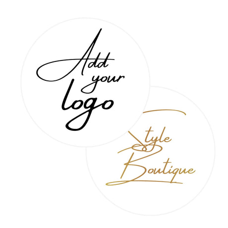 Matte White Custom Printed Stickers / Labels 3" x 3"