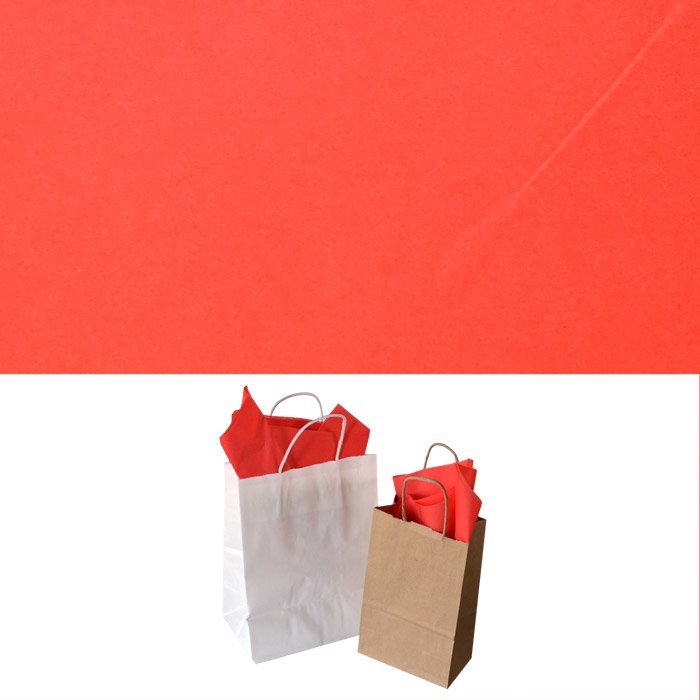 Bulk Gift Wrapping Mandarin Red Decorative Tissue Paper, 480 Sheets