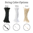 Ivory Custom Hang Tag - Circle - 1-1/2" dia. (100 per pack)