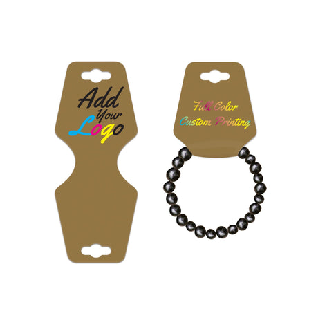 Kraft Folding Necklace / Bracelet Card 2-1/2" x 5"