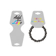 Matte Folding Necklace / Bracelet Card 2-1/2" x 5"