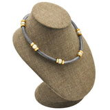 Brown Burlap Jewelry Necklace Display Bust, 7-1/2" Tall