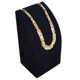 Black Velvet Jewelry Necklace Pedestal Display Stand