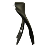 Black Leatherette Fold-able Jewelry Necklace Display Stand, 13-1/2" Tall 