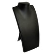 Black Leatherette Fold-able Jewelry Necklace Display Stand, 13-1/2" Tall 