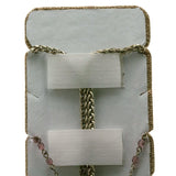 Brown Burlap Adjustable Jewelry Pendant Display Stand, Holds 9 Pendants