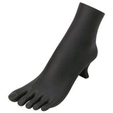 Black Polystyrene Ankle Bracelet / Toe Ring Display Foot
