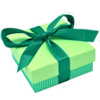 Green and White Striped Jewelry Bangle or Bracelet Gift Boxes