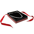 Red Striped Lg. Necklace Box