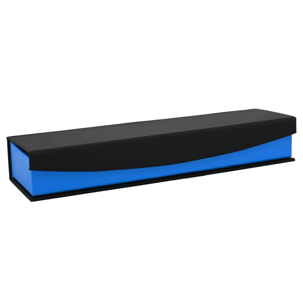 Black and Blue Magnetic Lid Jewelry Bracelet Gift Boxes