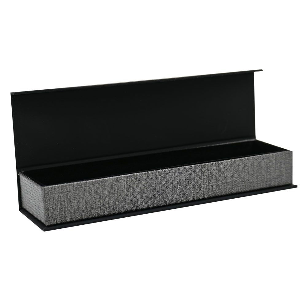 Black and Grey Magnetic Lid Jewelry Bracelet Boxes