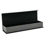Black and Grey Magnetic Lid Jewelry Bracelet Boxes