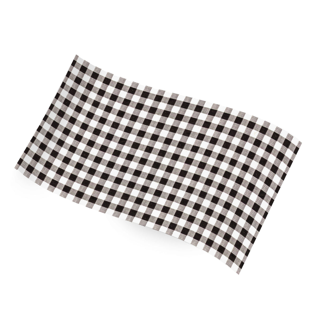 Black Gingham Tissue Paper – 20" x 30" Sheets (480 Sheets per Ream)