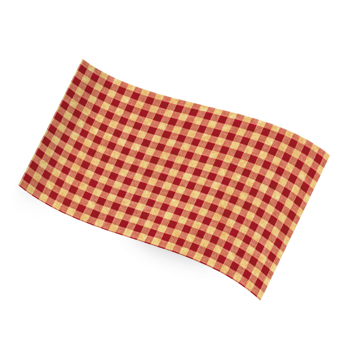 Red Gingham Kraft Tissue Paper – 20" x 30" Sheets (480 Sheets per Ream)