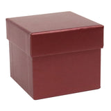 Small Premium Red Leatherette Combination box 