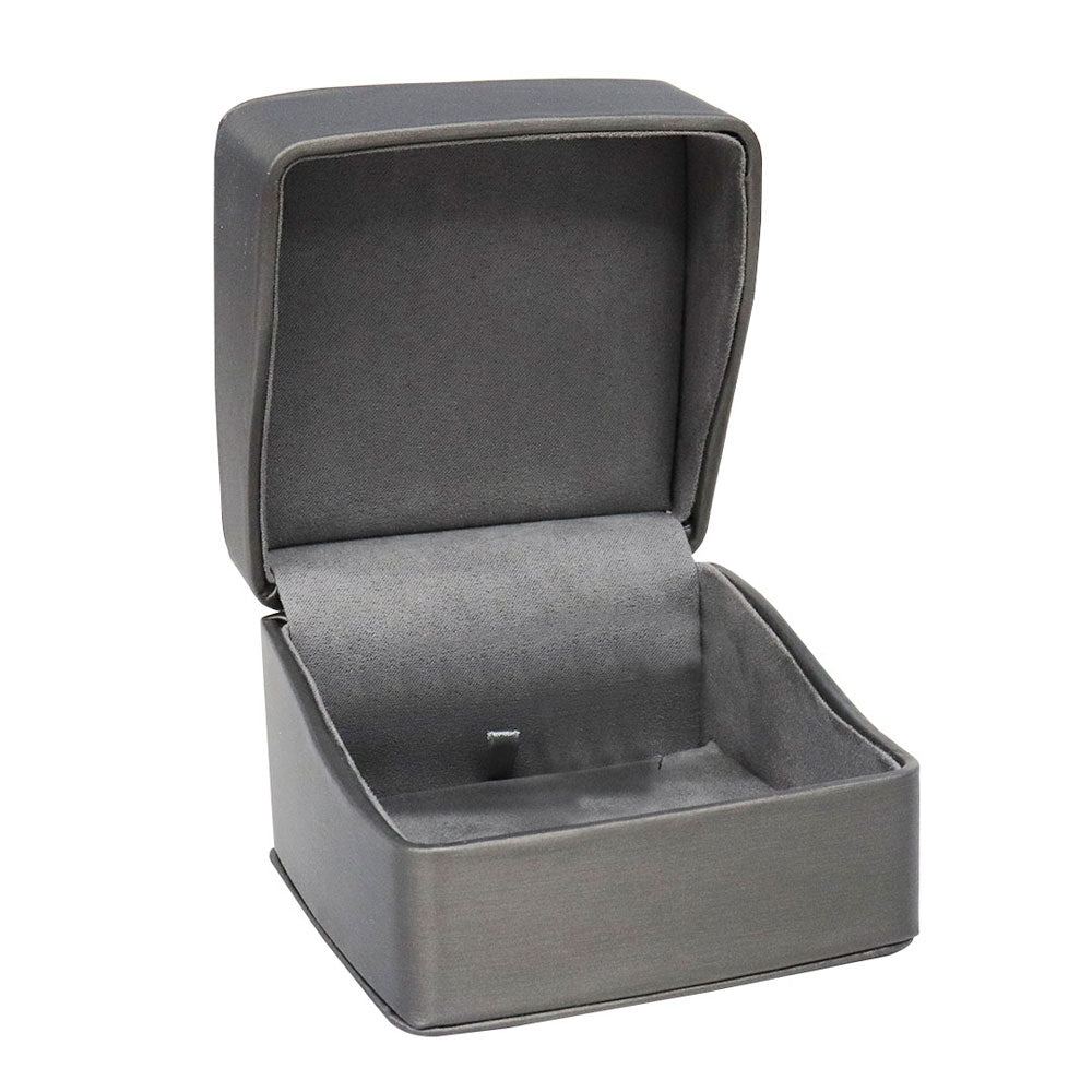 Small Premium Graphite Grey Leatherette Combination box 