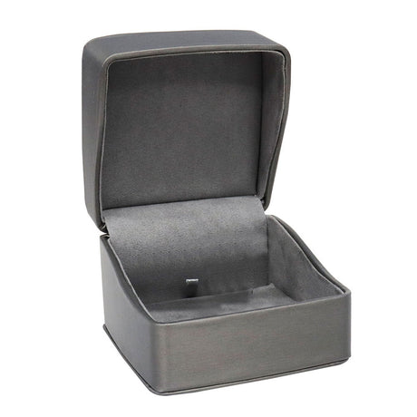 Small Premium Graphite Grey Leatherette Combination box 