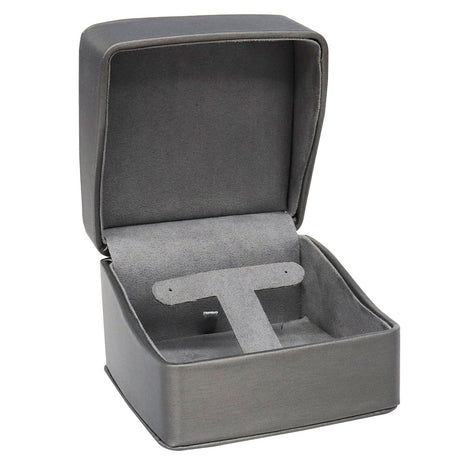 Small Premium Graphite Grey Leatherette Combination box 