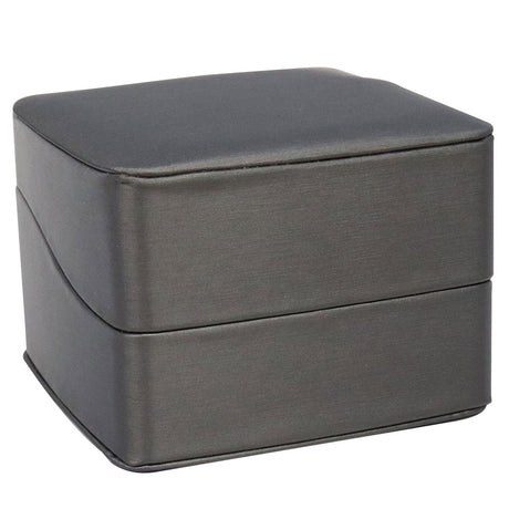 Small Premium Graphite Grey Leatherette Combination box 