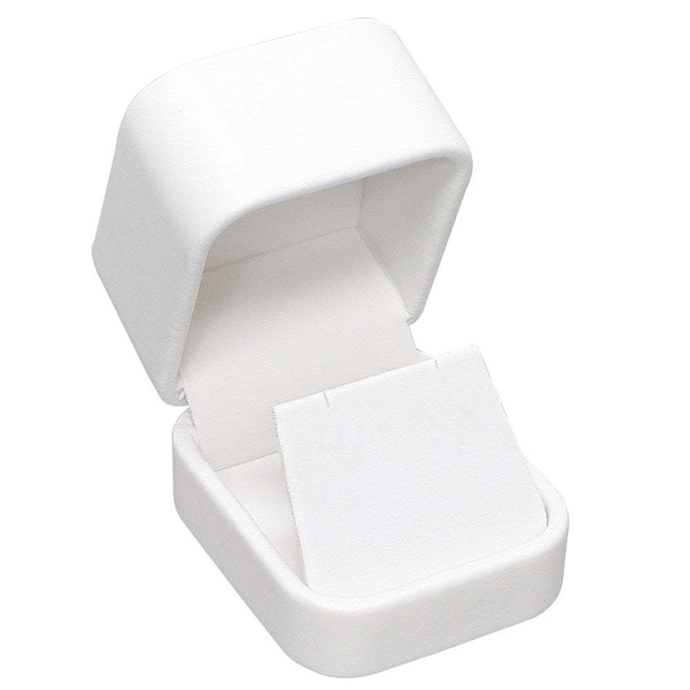 Rounded Corner Leatherette Earring Box