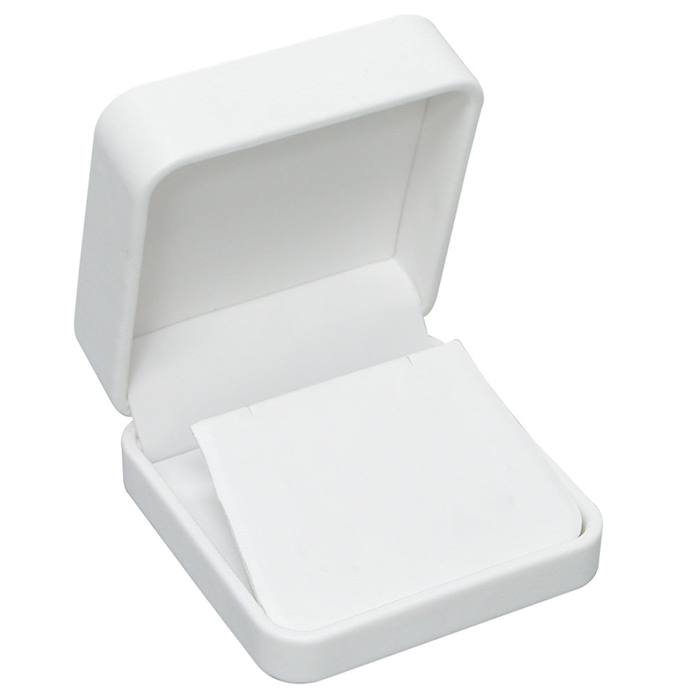 Rounded Corner Leatherette Pendant/Earring Box