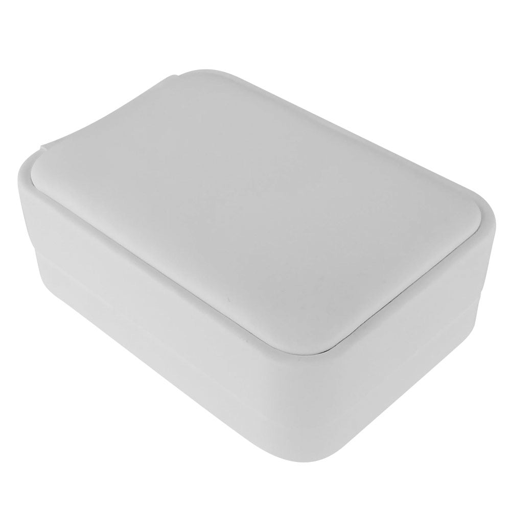Large Rounded Corner Leatherette Pendant/Earring Box