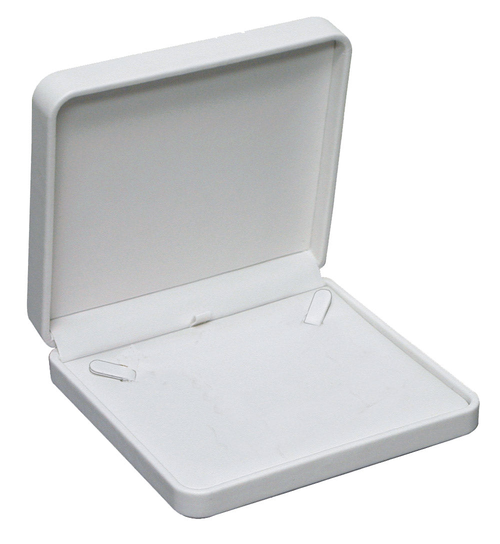 Rounded Corner Leatherette Large Necklace box