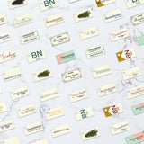 Ivory Custom Hang Tag Rectangle - 1" x 1/2" (300 pcs)