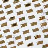Kraft Custom Hang Tag Rectangle - 1" x 1/2" (300 pcs)