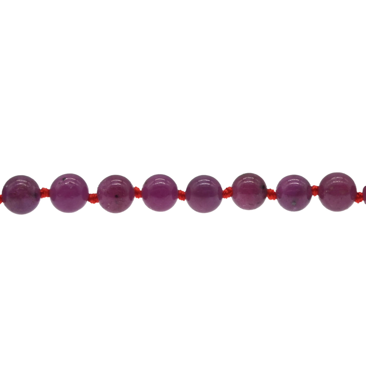 Natural Ruby Round Beads – AAA Grade | 6mm | 15–16 Inch Strand