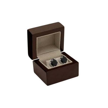 Premium Brown Veneer Jewelry Earring or Pendant Box