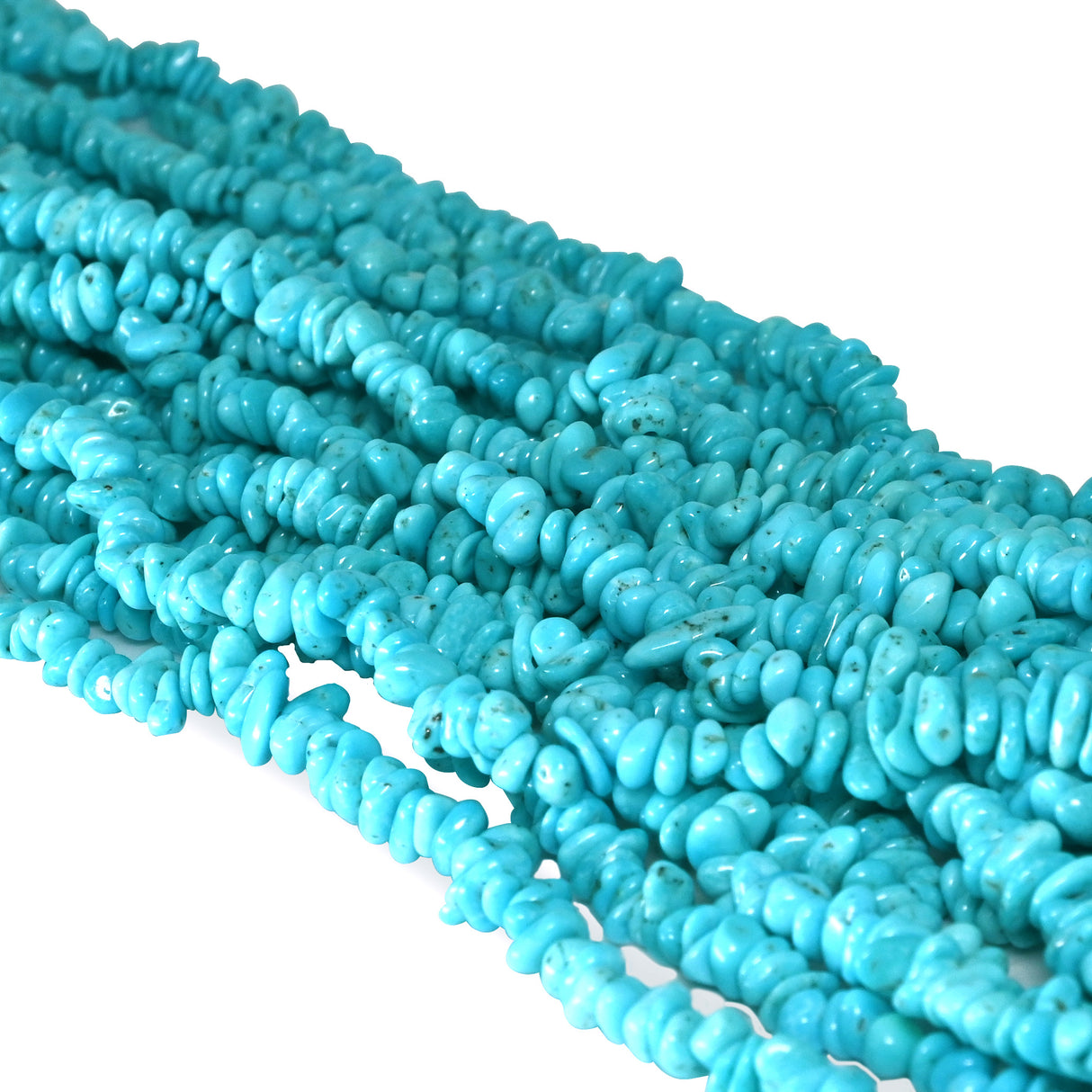 Sleeping Beauty Turquoise Fine Heishi Strands – Globe, Arizona