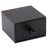 Matte Black Paper Slider Ring Box 