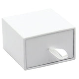 Matte White Paper Slider Ring Box 