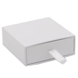 Matte White Paper Slider Earring Box 