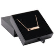 Matte Black Paper Slider Pendant Box 