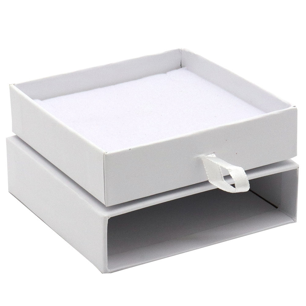 Matte White Paper Slider Pendant Box 